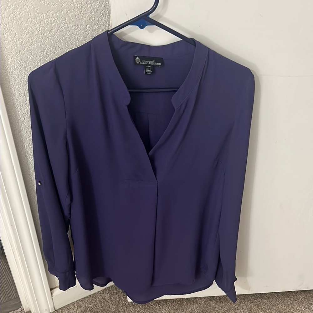 Signature Studio Purple Blouse
